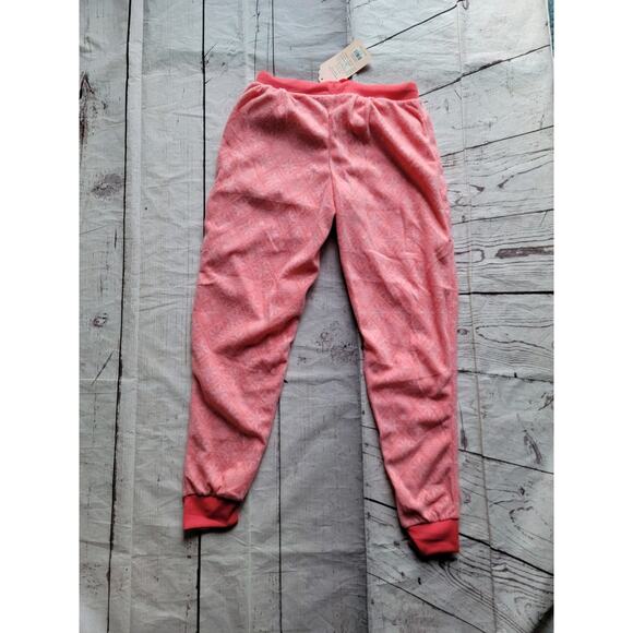 New Mayfair Women's' Size S Pink Micro Fleece Pajama Lounge Pants - Picture 8 of 8